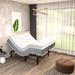 Renanim SerenityFlex Adjustable Bed w/ 14" Memory Foam Mattress, Massage, USB, Remote & App | 29 H x 60 W x 80 D in | Wayfair