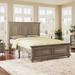 Alcott Hill® Traditional Town & Country Style Pinewood Vintage King Bed in Gray | Queen | Wayfair F78BF2301FF04080843974F67C4BC93A