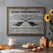Wexford Home Hocus Pocus Broom Co Framed On Canvas Print Canvas, Solid Wood in Gray | 14 H x 20 W x 1.5 D in | Wayfair CF15-47646-BS04