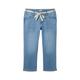 TOM TAILOR Damen Plus - Slim Leg Jeans Cropped, blau, Uni, Gr. 44