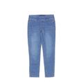 Joe's Jeans Jeans - Elastic Skinny Leg Jeggings: Blue Bottoms - Kids Girl's Size 8 - Medium Wash