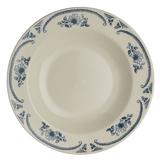 Homer Laughlin HL3805035 20 oz Round American Rose Pasta Bowl - China, Blue, Blue/White