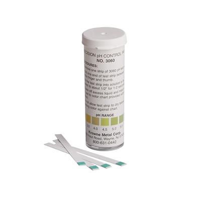 Krowne S25-126 pH Test Strips, 50 Strips per Bottle