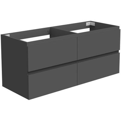 Waschtisch mit/ohne Waschbecken Waschbeckenunterschrank Badmöbel 120cm Anthrazit Keine Waschbecken Image