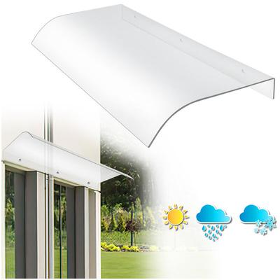 Vingo - Vordach brandneu Plexiglas und Fenster Vordach Tür Vordach 40x80cm dreidimensionale