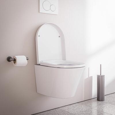 Spülrandloses wc Bernstein 1080R Softclose Deckel Weiß glänzend Image