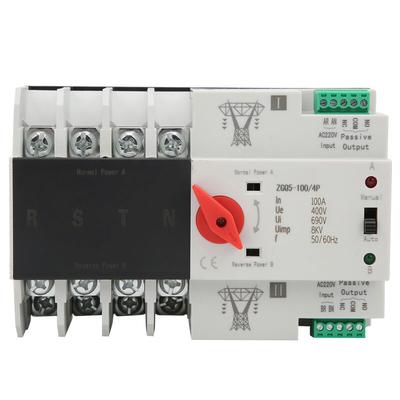 Dual Power Automatic Transfer Switch ZGQ5-100/4P 220 v Dual Power Controller Schalter