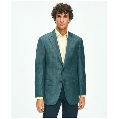 Brooks Brothers Men's Traditional Fit Wool Check S...