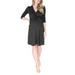 Empire Waist Maternity/nursing Wrap Dress