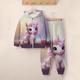 Girls' 3D Unicorn Hoodie Sweatpants Set Long Sleeve 3D Printing Spring Fall Active Fashion Cute Polyester Kids 3-12 Years Zip Hooded Outdoor Street Regular Fit