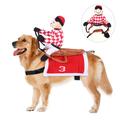 Riding Pet Cosplay Costumes Party Dressing up Dogs Cats Outfit for Small Medium Large Dogs Cats