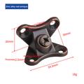 Butterfly Angle Size 90 Degree Right Angle Three-in-one Connector, Cabinet Wardrobe Board Assembly Fasteners, Hardware Accessories