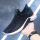 Men's Casual Shoes Sporty Look White Shoes Running Walking Sporty Casual Outdoor Daily Mesh Breathable Comfortable Slip Resistant Lace-up Black White Summer Spring Fall