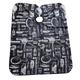 Hair Cutting Apron - Professional Hairdressing Accessories - Dyeing Styling Aid - Barbers Cape -Patterned Black for Salons Barbers and Hairdressers