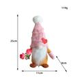 Mother's Day Knitted Hat Doll Figurine: Adorable Holiday Faceless Elderly Doll and Rudolf Toy Ornament, Perfect for Festive Decoration