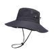 Men's Bucket Hat Sun Hat Fishing Hat Boonie hat Hiking Hat Black Orange Polyester Travel Beach Outdoor Vacation Plain UV Sun Protection Sunscreen