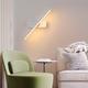 1-Light 330 Degree Wall Light LED Angle Adjustable Rotary LED Wall Lamp Modern Household Indoor LED Wall Lamp
