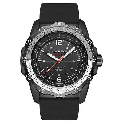NORTH EDGE EVOQUE 2 Men Digital Military Watch Waterproof 50M Men's Sport Wristwatches Solar Power Luminous Enviormentally Clock Father's Day Gifts