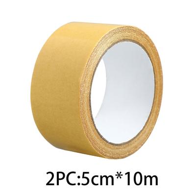 2PCS Cloth-based Double-Sided Tape: High-Adhesive, Ideal for Wedding Red Carpet, Non-Slip Rug Gripper, Floor Mat Fixation with Strong Glue