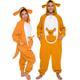 Adults' Kigurumi Pajamas Nightwear Onesie Pajamas Animal Cartoon Onesie Pajamas Funny Costume Flannel Cosplay For Men and Women Carnival Animal Sleepwear Cartoon