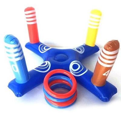 Pool Floats,Pool Floats Toys Games Set - Floating Basketball Hoop Inflatable Cross Ring Toss Pool Game Toys for Teenagers Adults Swimming Pool Water Game,Inflatable for PoolCandy