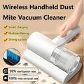 UV Vacuum Cleaner for Bed Mites and Odor Removal - Small Household Charging Bed Mite Removal Instrument with Suction of Hair - Cleaning Supplies