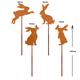 Garden Metal Art Decoration Animal Statue Stake for Garden Yard House