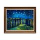 Handmade Oil Painting Canvas Wall Art Decoration Van Gogh Impression Famous Painting Starry Sky Over The Rhone for Home Decor Rolled Frameless Unstretched Painting
