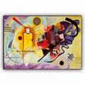 Handmade Hand Painted Oil Painting Wall Art Wassily Kandinsky Abstract Carving Painting Home Decoration Decor Rolled Canvas No Frame Unstretched