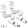 Rain Gutter Drain Extension, Flexible Drain Extension Connector, Rainwater Drainage Pipe Connector