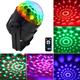 Party Disco Ball Lights,Sound Activated Strobe Party Lights with Remote,7 RGB Colors Changing DJ Stage Strobe Lights Indoor for Home Room Dance Club Parties Xmas Birthday Wedding Show