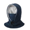 Men's Unisex Protective Hat Cap Black Royal Blue Solid Color Thermal Warm Fleece Lining Windproof Soft