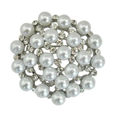 Women's Brooches Classic Wedding Stylish Sweet Brooch Jewelry Silver For Street Daily