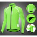 WOSAWE Men's Windbreaker Cycling Jersey Cycling Jacket High Visibility Waterproof Windproof Cycling Bike Jacket Windbreaker Mountain Bike MTB Road Bike Cycling City Bike Cycling Navy Green Black Bike