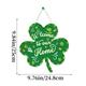 1pc St. Patrick's Holiday Decoration Door Sign/Hanging Decoration Irish Festival Outdoor Porch Layout Hanging Ornament