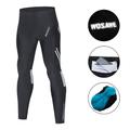 WOSAWE Men cycling breathable quick drying pants Elastic quick descent cycling pants Silicone cushion outdoor sports pants