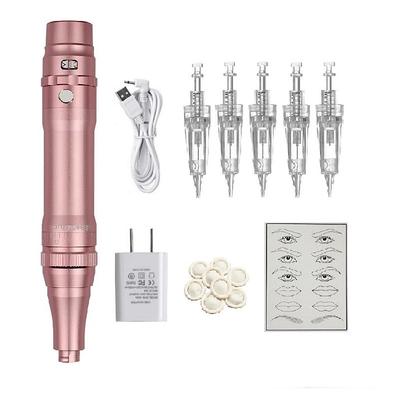 BaseKey Permanent Makeup Kits Safety / Professional / Best Quality 1pcsTattoo pen,5pcs Cartrige Needles,1pcs connect line,1pcs Power Adapter,1pcs Practice skin,8pcs finger cot. Recommended for