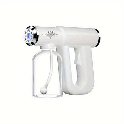 K12 Professional Nano Spray Gun Disinfectant Fogger Machine Rechargeable Atomizer Cordless Handheld Nano Steam Gun With Blue Light For Touchless Sanitization