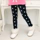 Kids Girls' Leggings Graphic Adorable School 7-13 Years Spring Leopard Print sunflower Colorful dots