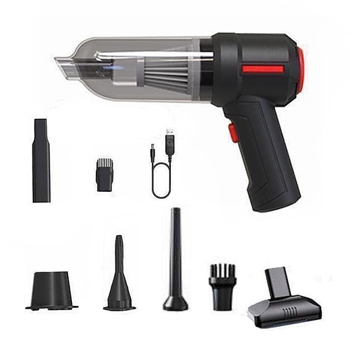 Nuovo aspirapolvere per auto senza fili 4 in 1 che soffia e aspira potente aspirazione multifunzionale mini aspirapolvere per auto senza fili spolverino portatile per uso asciutto e bagnato per la