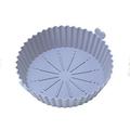 2 pezzi riutilizzabili friggitrice ad aria pentola in silicone teglia da forno per pizza airfryer cestino in silicone pollo fritto griglia padella tappetino per cucina