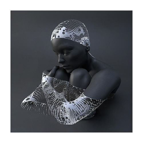 3d wall art amore cuore stampe/poster scultura in metallo coppia abbraccio immagine moderna decorazione della casa appeso a parete regalo tela arrotolata senza cornice non allungata