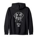 Line Art Best Dog Dad Herren - Vizsla Kapuzenjacke