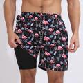 Per uomo Boxer da surf Pantaloncini da mare Boxer da mare A cordoncino Con fodera a compressione Gradiente Stampe astratte Asciugatura rapida Surf Informale Per eventi Hawaiano Boho 1 5