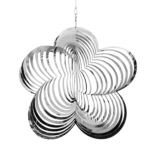 girandole per giardino in metallo girandola da giardino decorazione per cortile esterno decorazione da appendere, decorazione del patio del giardino, invia amici e parenti per commemorare i campanelli eolici, regali commemorativi