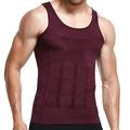 Per uomo Camis Girocollo Senza maniche Sportivo Da mare Per uscire Casual / quotidiano Palestra Asciugatura rapida Dimagrisci e solleva Morbido Liscio Rosso bordeaux Nero Abbigliamento sportivo Di