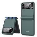 telefono Custodia Per Samsung Galaxy Z Flip 5 Z Flip 4 Z Flip 3 Copertura Posteriore Portatile Magnetico Protezione Completa Tinta unita TPU