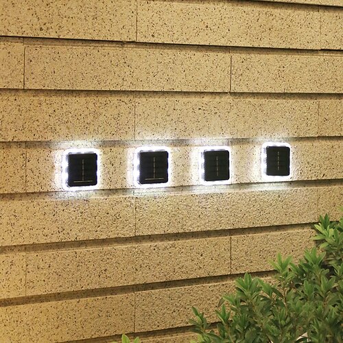 Lampade Da Interro A Led A Energia Solare Da Interrare Per Esterni Impermeabili 8 Led Da Giardino Per Vialetti Giardino Parco Prato Cortile Patio Passerella Decorazione