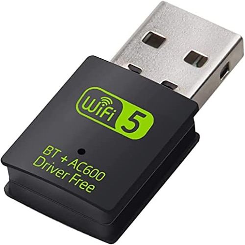 usb wifi bluetooth adattatore 600 mbps dual band 2.4/5 ghz rete wireless ricevitore esterno mini wifi adattatore per pc/laptop/desktop