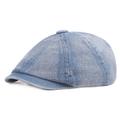 Per uomo Berretto cappello Cappello da strillone Nero Blu Jeans Streetwear Moda Informale Esterno Giornaliero Per uscire Liscio Crema solare
